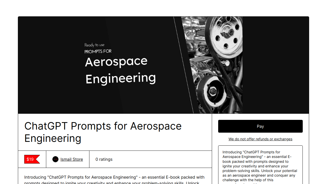 ChatGPT Prompts Aerospace Engineering