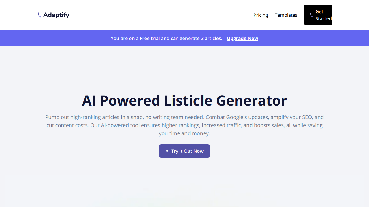 Adaptify Listicle Writer