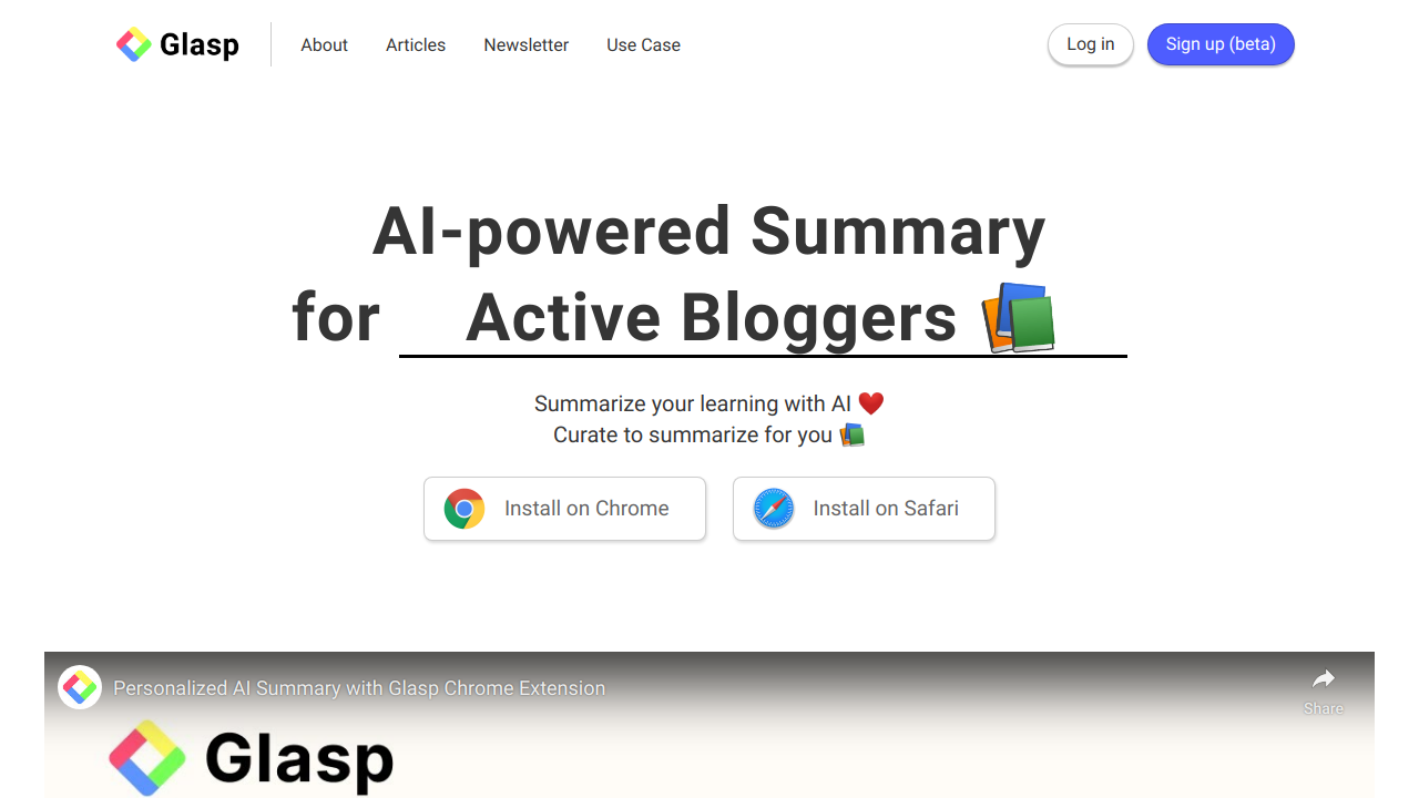 Personalized AI Summary by Glasp