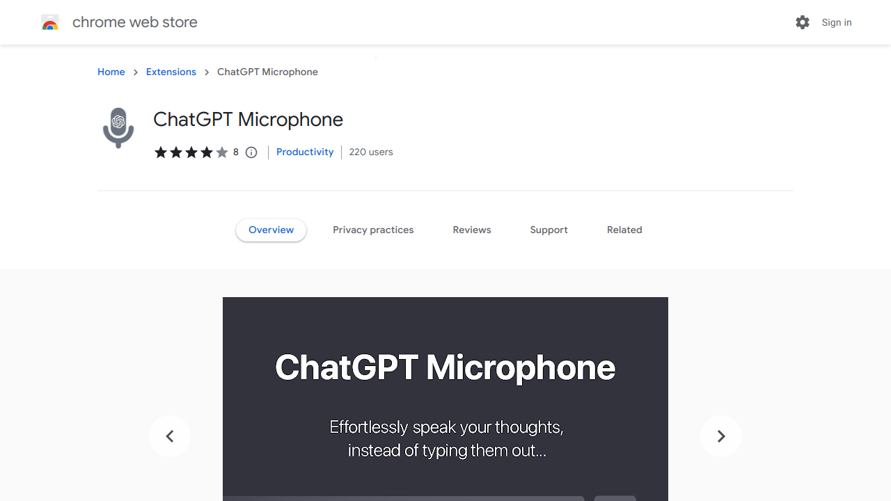 ChatGPT Microphone