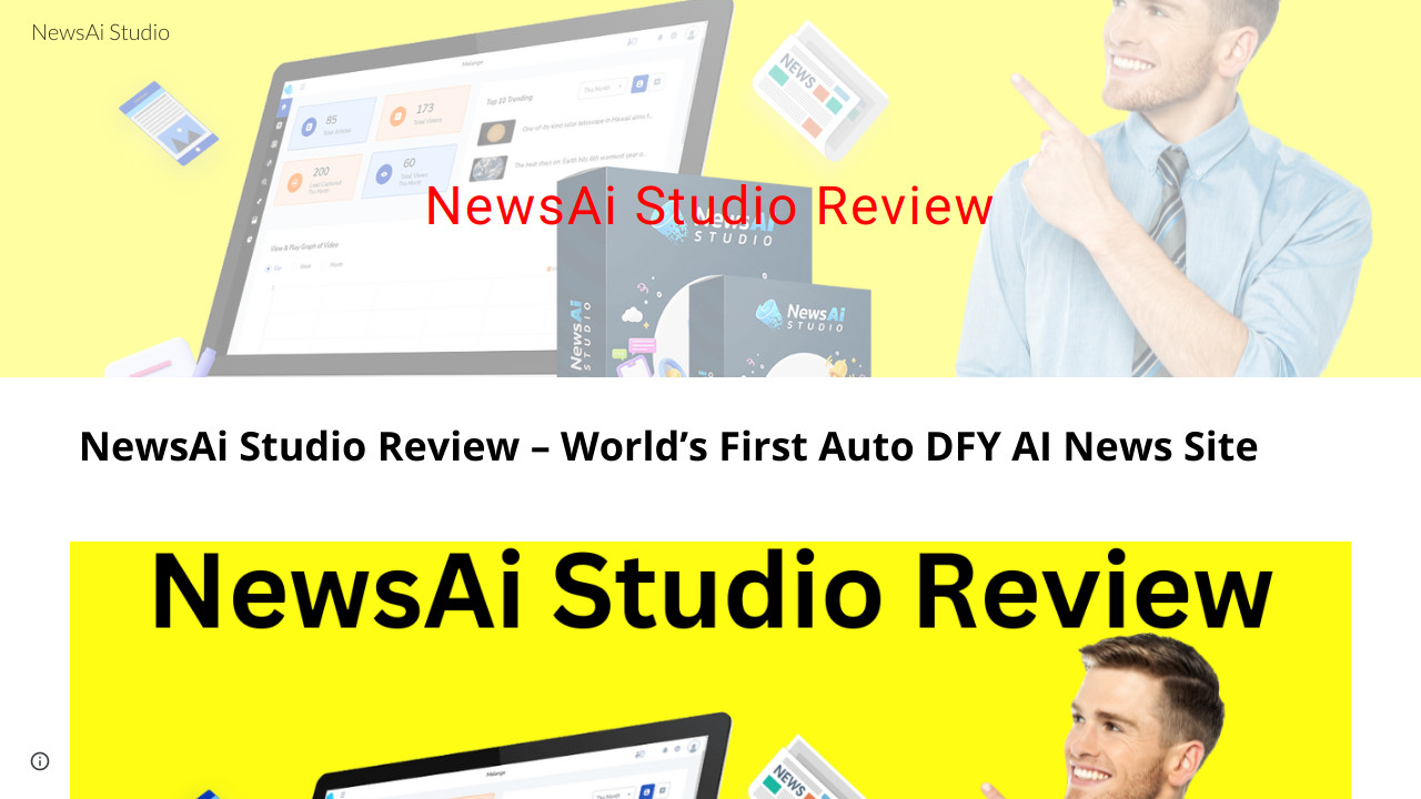 NewsAi Studio Review